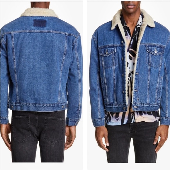 Ksubi denim jacket w/ Sherpa lining - Picture 3 of 5